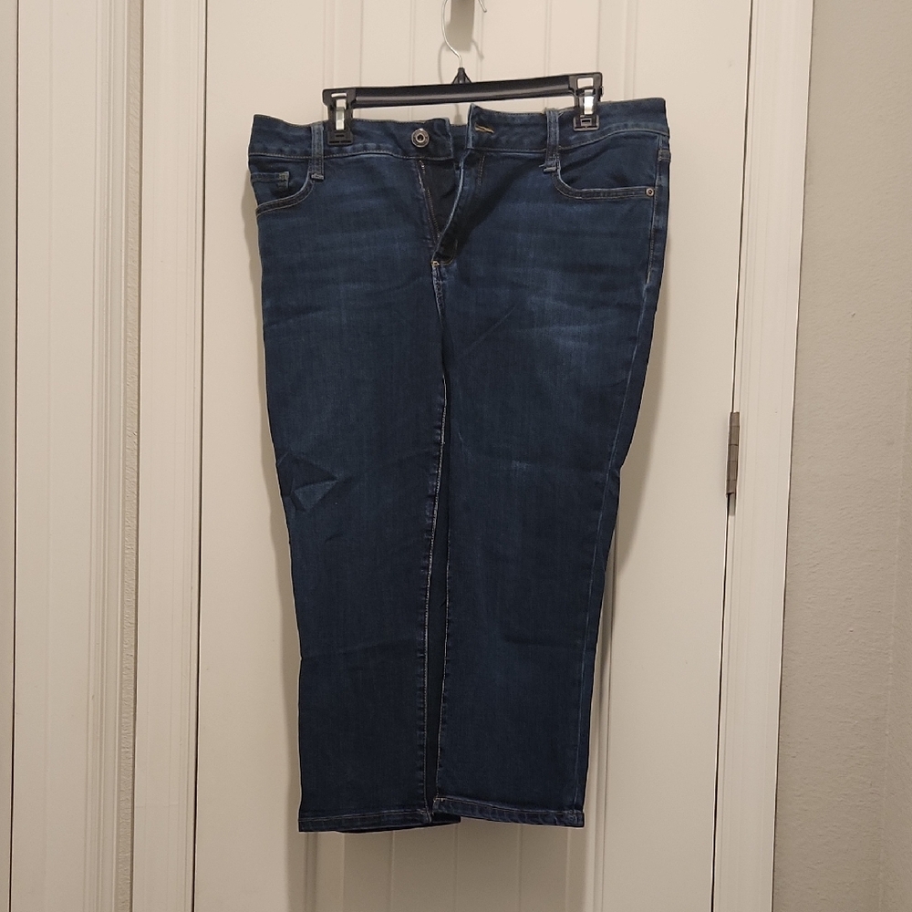 St. John's Bay Blue Straight Leg Jeans